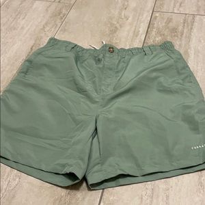 properly tied men’s swim trunks